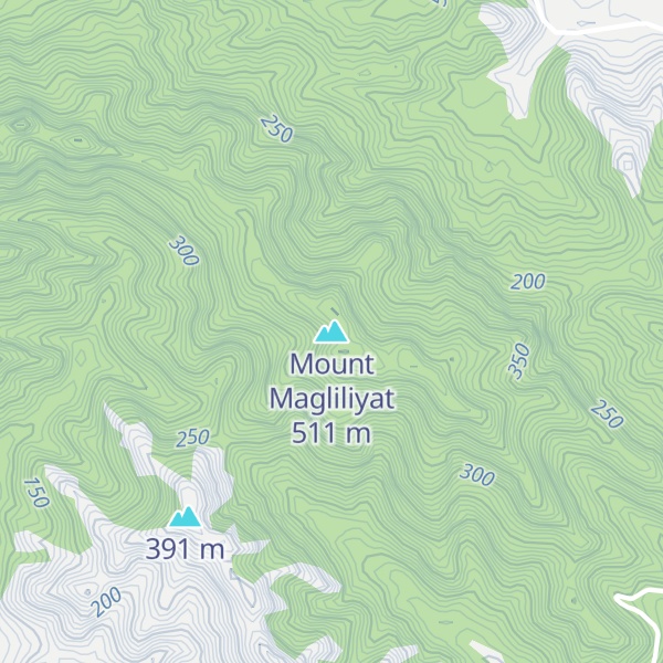 Map of Mount Magliliyat