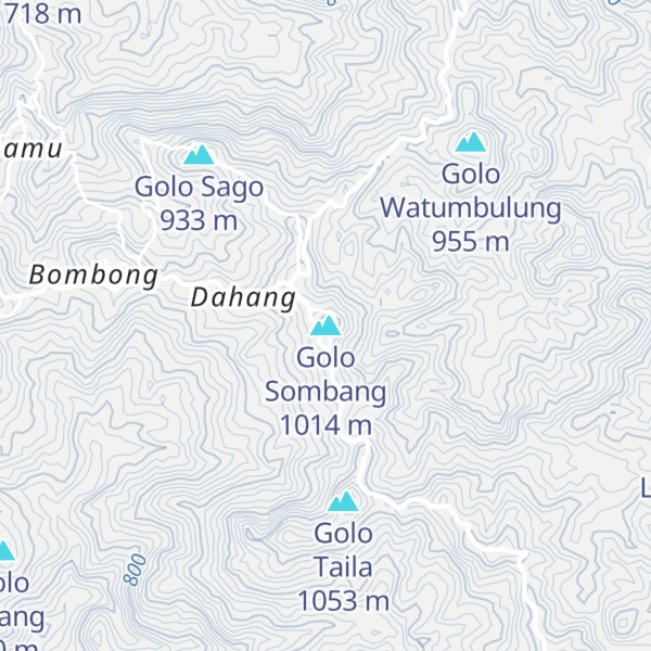 Map of Golo Sombang