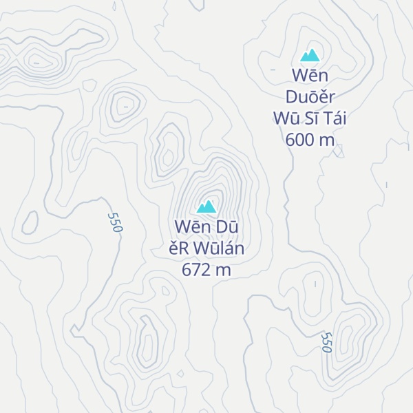 Map of Wēn Dū ěR Wūlán
