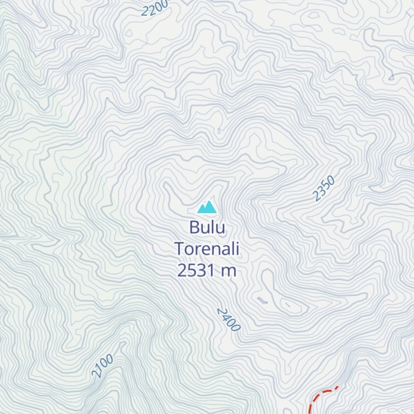 Map of Bulu Torenali