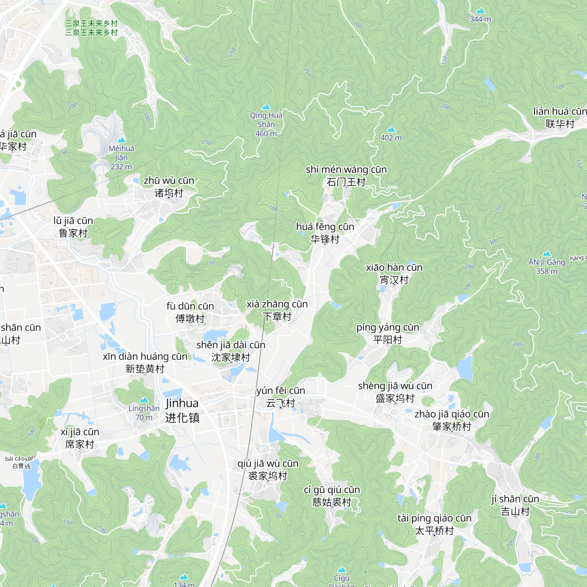 Zhú Lín Xuān Yì Míng Sù map
