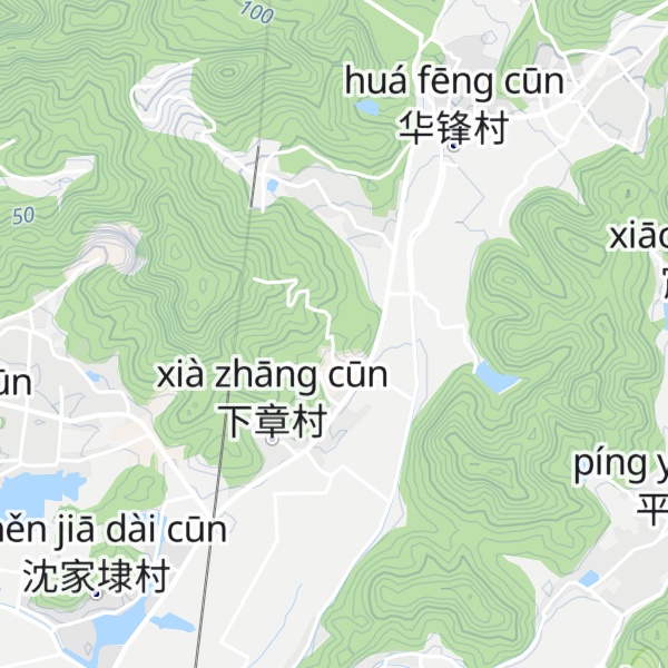 Map of Zhú Lín Xuān Yì Míng Sù