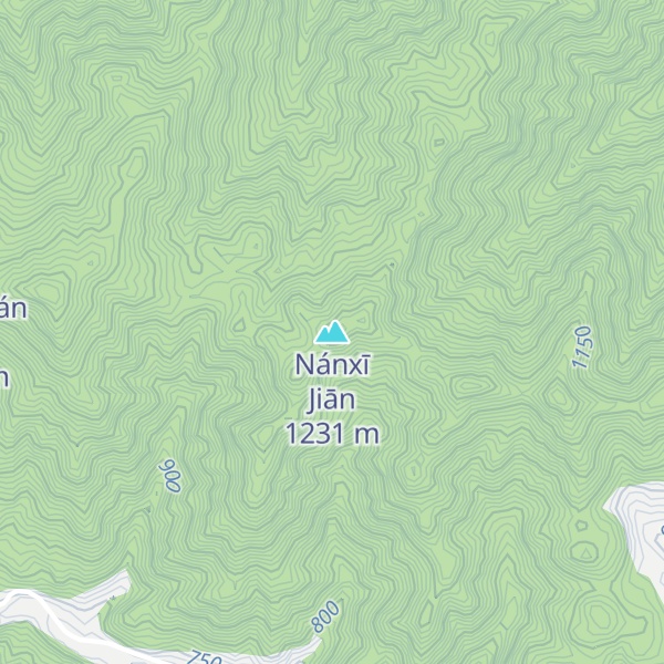 Map of Nánxī Jiān
