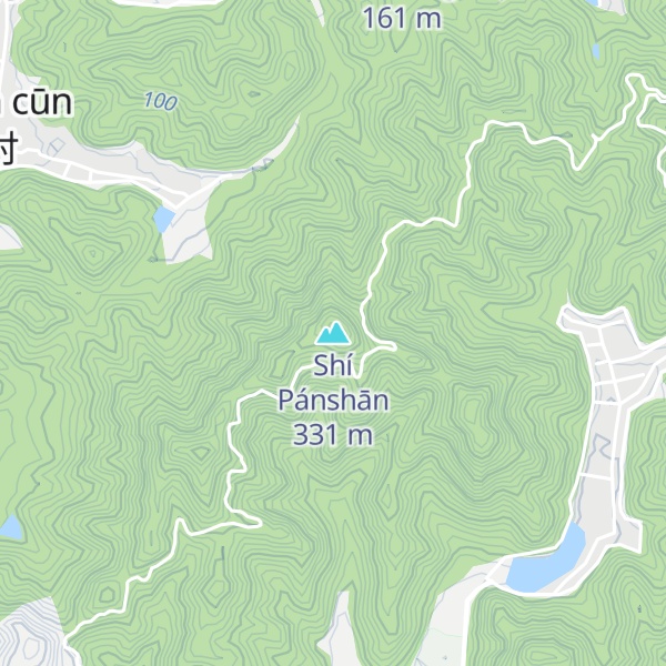 Map of Shí Pánshān