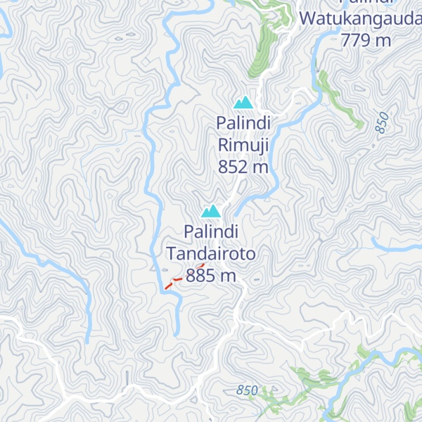 Map of Palindi Tandairoto