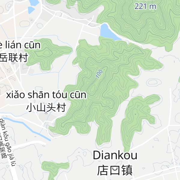 Map of Xiānrénshān