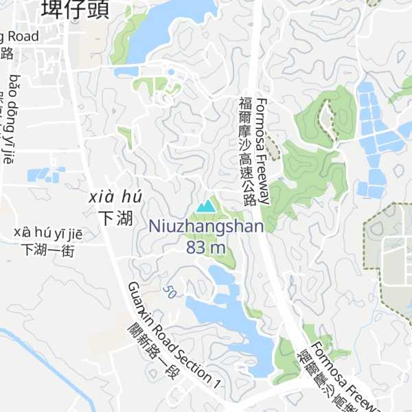 Map of Niuzhangshan