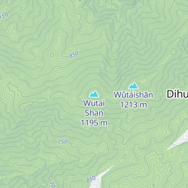 Map of Wutai Shan
