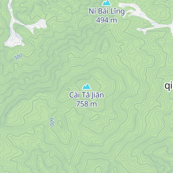 Map of Cài Tǎ Jiān