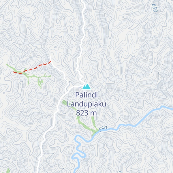 Map of Palindi Landupiaku