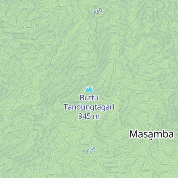 Map of Buttu Tandungtagari