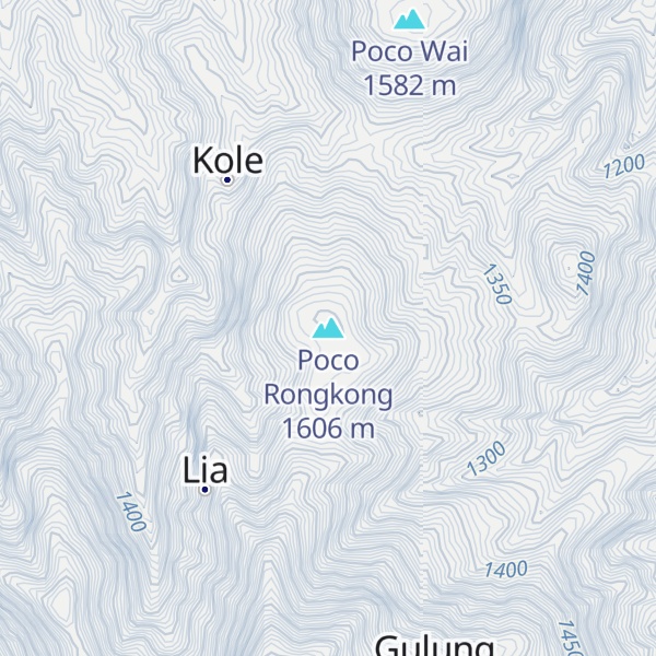Map of Poco Rongkong