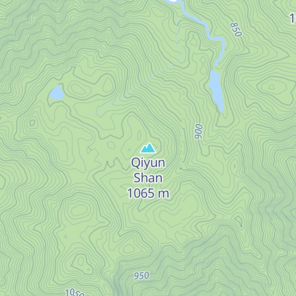 Map of Qiyun Shan