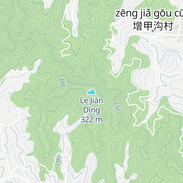 Map of Le Jiàn Dǐng