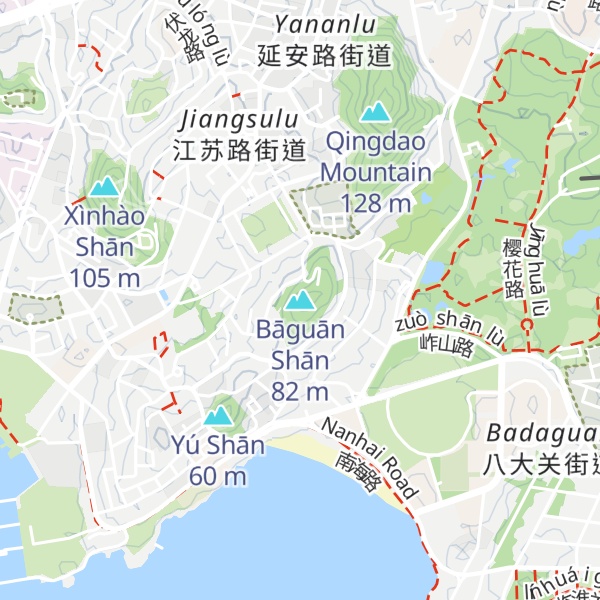 Map of Bāguān Shān