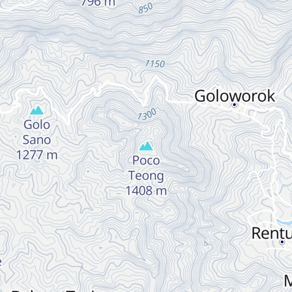 Map of Poco Teong