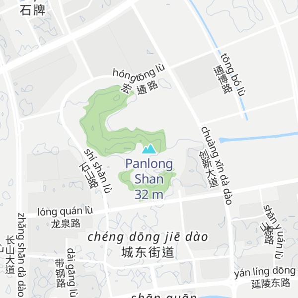 Map of Panlong Shan