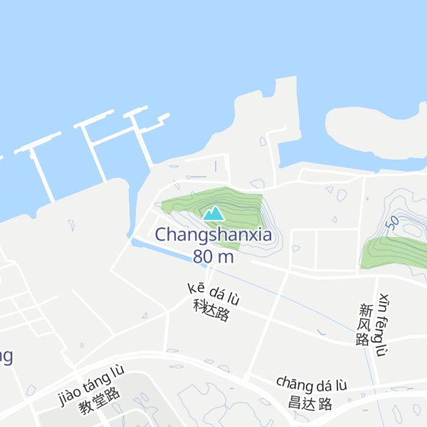 Map of Changshanxia