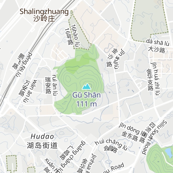 Map of Gū Shān