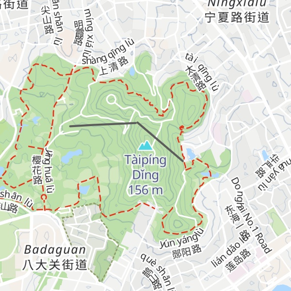 Map of Tàipíng Dǐng