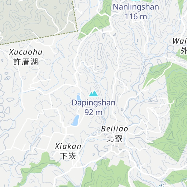 Map of Dapingshan