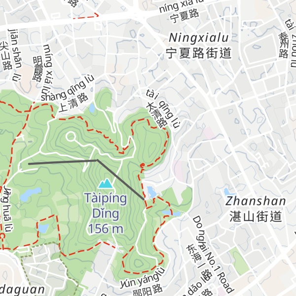 Map of Taiping Shan