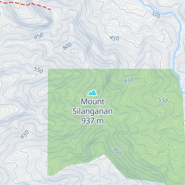 Map of Mount Silanganan