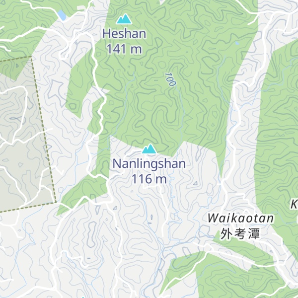 Map of Nanlingshan
