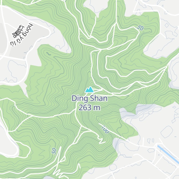Map of Ding Shan