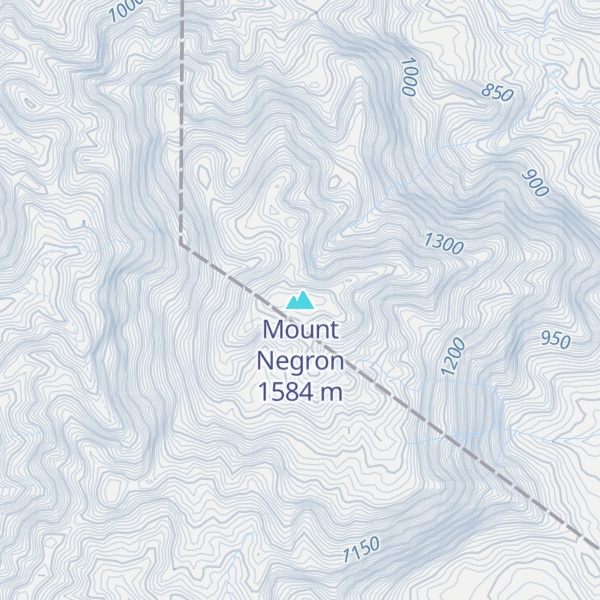 Map of Mount Negron