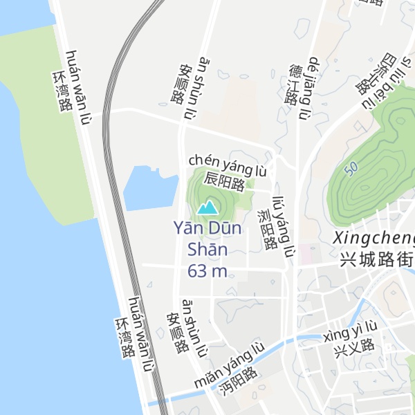Map of Yān Dūn Shān