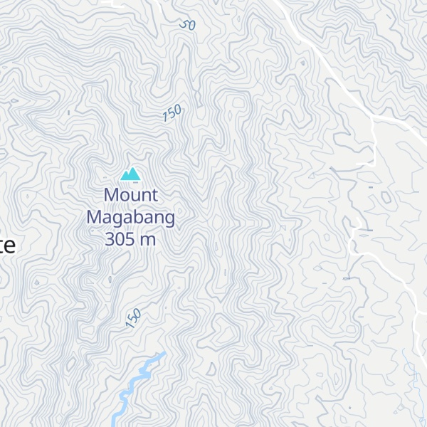 Map of Mount Kimalogong