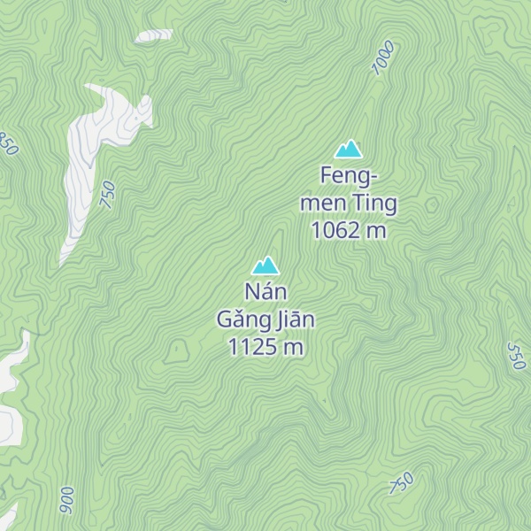 Map of Nán Gǎng Jiān