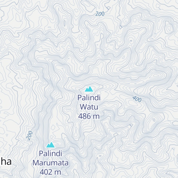 Map of Palindi Watu