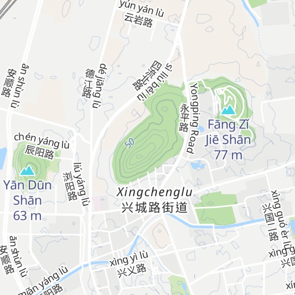 Map of Lóu Shān