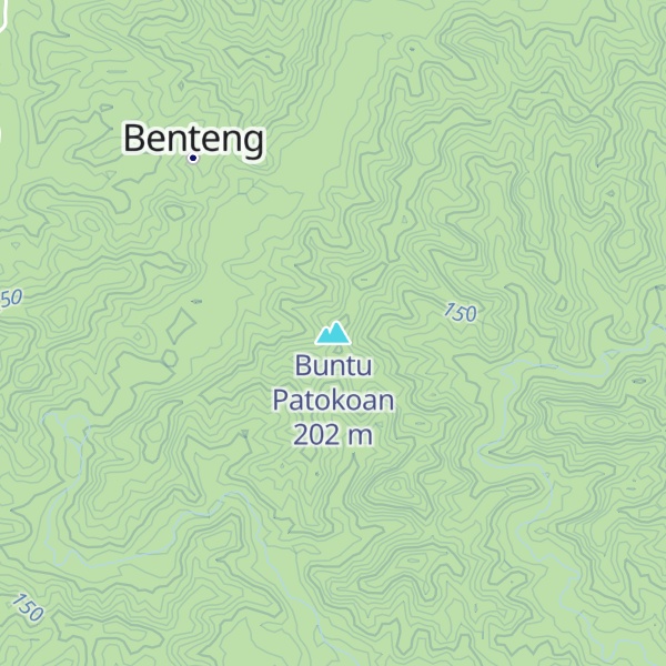 Map of Buntu Patokoan