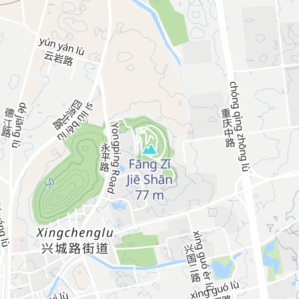 Map of Fāng Zǐ Jiē Shān