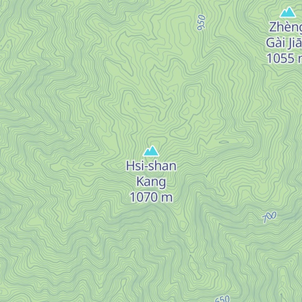 Map of Hsi-shan Kang