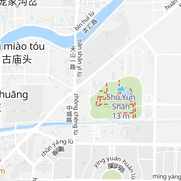 Map of Wényuàn Shān