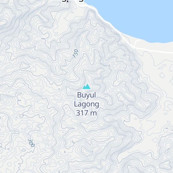Map of Buyul Lagong