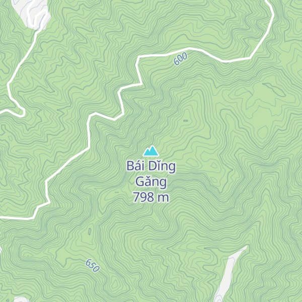 Map of Bái Dǐng Gǎng