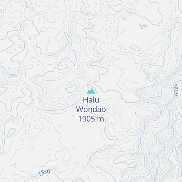 Map of Halu Wondao