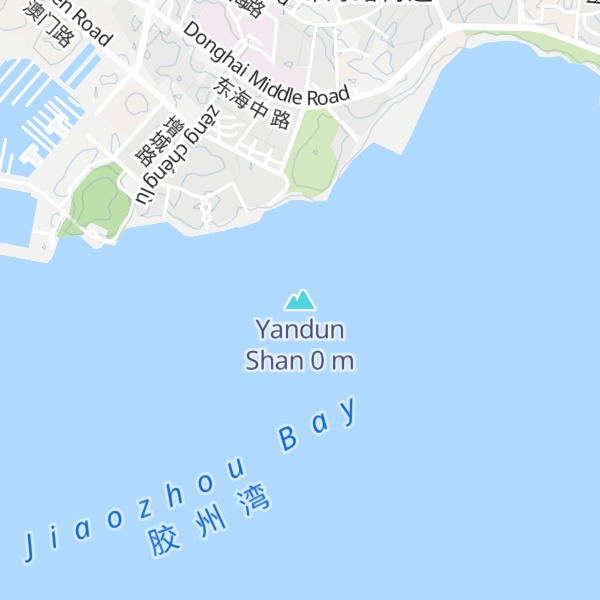 Map of Yandun Shan