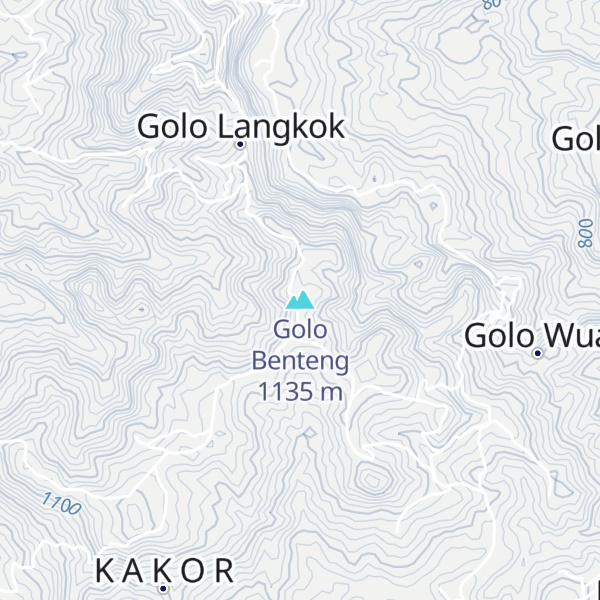 Map of Golo Benteng