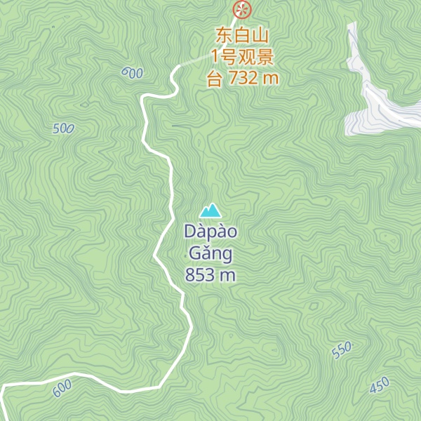 Map of Dàpào Gǎng