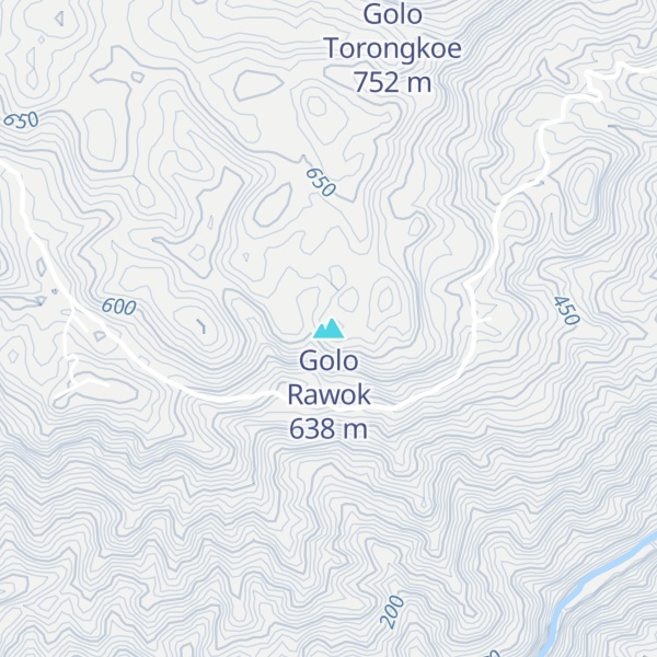 Map of Golo Rawok