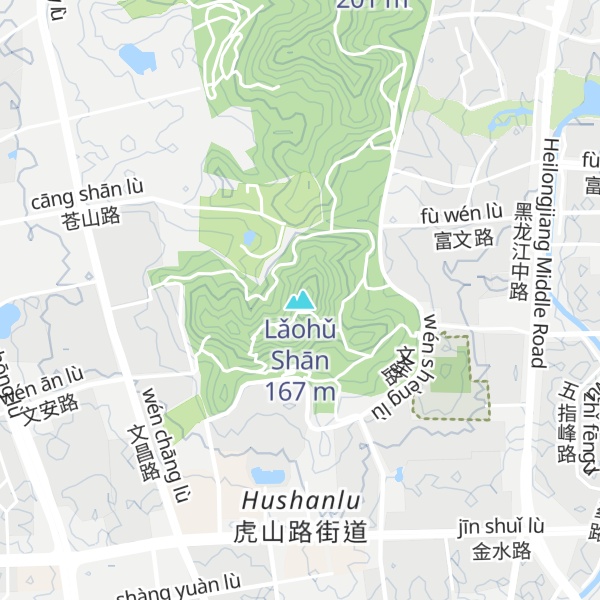 Map of Lǎohǔ Shān