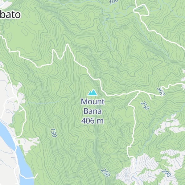 Map of Mount Bana