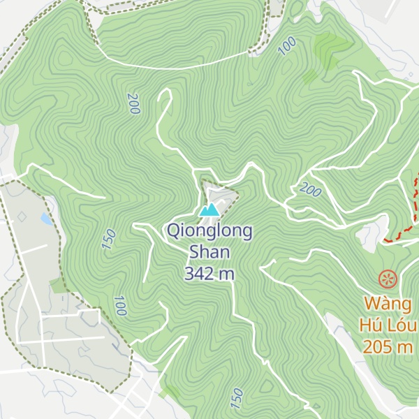 Map of Qionglong Shan