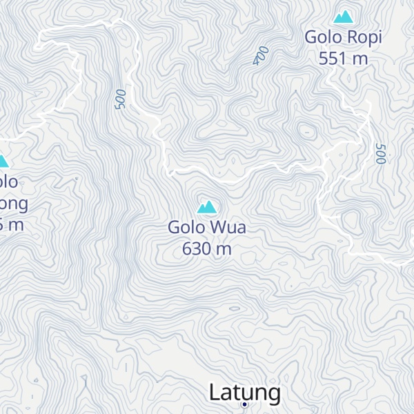 Map of Golo Wua